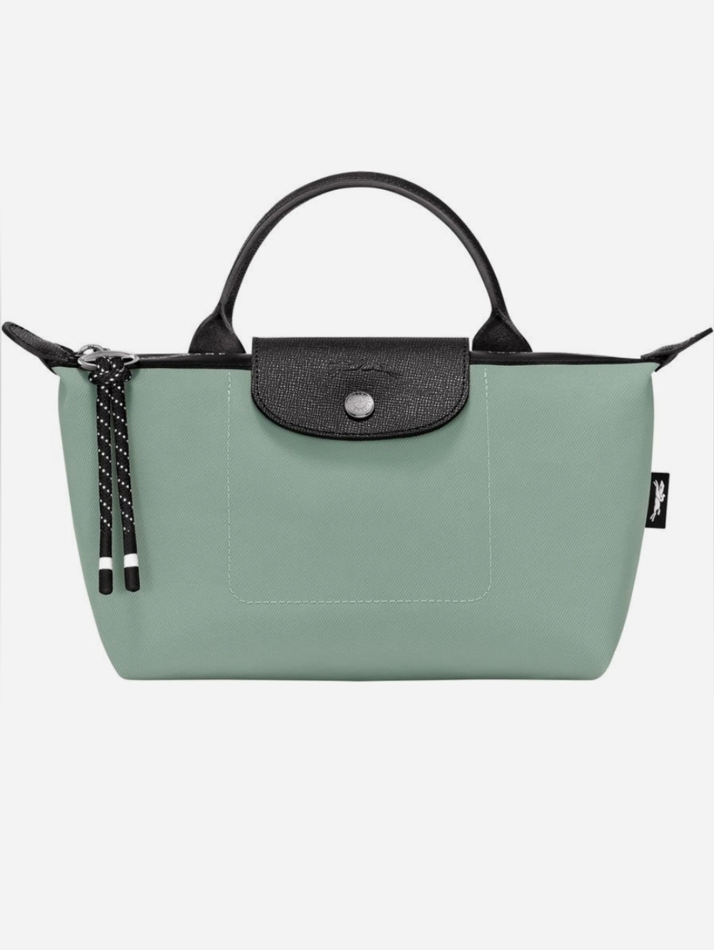 Longchamp Large Le Pliage Energy Recycled Canvas Cosmetic Case Vervain Green NWT